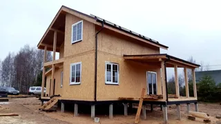 Haus nach Projekt „Majak“, Region Twer: Fertiges Haus