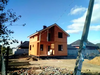 Haus nach Projekt „Majak“, Dorf Verkhnee Myachkovo: Obergeschoss und Dachgeschoss
