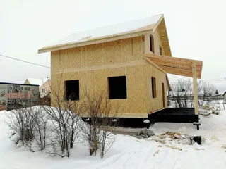 Haus nach Projekt „Nesabudka“, SNT „Rus“: Fertiges Haus