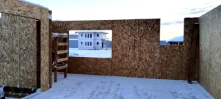 217 m² ev, “Toronto” projesi, Padikovo köyü: duvar montajı