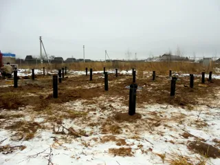 Haus nach Projekt „Radoniza“, Dorf Kadnikovo: Fundament und Grundrahmen