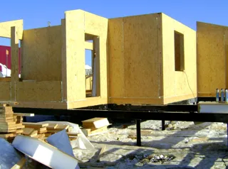 Haus nach individuellem Entwurf, Gebiet Moskau: Wandmontage