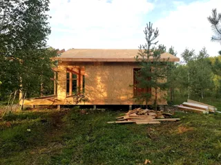 Haus 64 m² nach individuellem Projekt, Dorf Seltso-Podelyshevo: Fertiges Haus