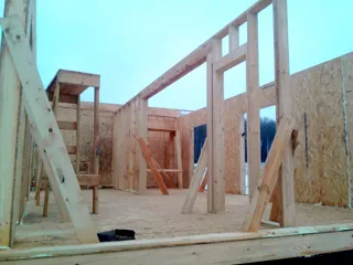 Haus nach Projekt „Mistika - S2.8“, Gebiet Moskau: Wandmontage