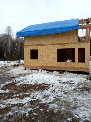Haus nach Projekt „Sawuschka“, Dorf Khorlovo