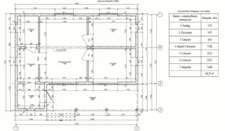 Haus nach Projekt „Mistika - E2.8“, Gebiet Nischni Nowgorod: Projektgrundriss