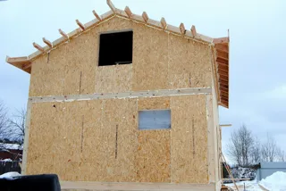House based on the “Ermak” design, Serednevo village: second floor and attic