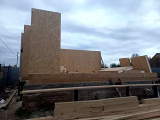 107 m² house built to a custom design, Shuya: wall assembly