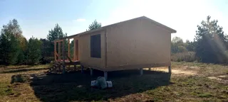 Haus 61,2 m² nach individuellem Projekt, Dorf Shashmurka: Fertiges Haus
