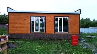 Haus nach Projekt „Mistika - S2.8“, Dorf Kukarino: Fertiges Haus