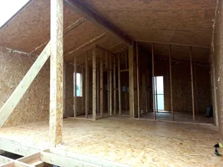 55,5 m² house built to a custom design, Kostroma Region: interior partitions