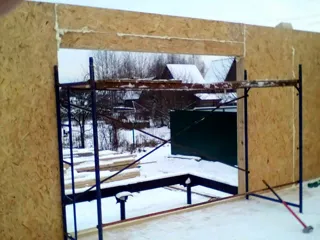 House based on the “Dilizhans 8x8” design, Moscow Region: wall assembly