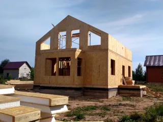 Haus nach Projekt „Forward“, Dorf Sholokhovo: Wandmontage