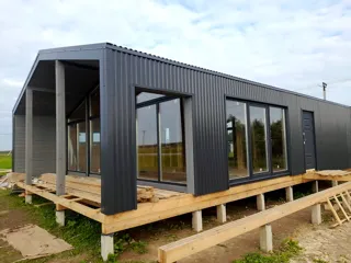 Haus nach Projekt „Barnhouse 84.2“, Dorf Ivantsevo: Fertiges Haus