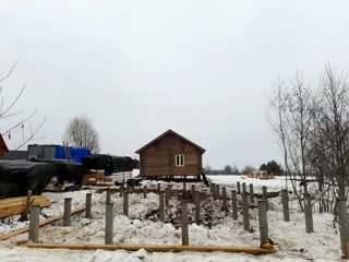 Haus 167 m² nach Projekt „München“, Dorf Ovsyanniki: Fundament und Grundrahmen