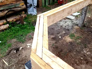 Haus nach individuellem Projekt, Siedlung Borisoglebskiy: Fundament und Grundrahmen