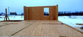 Haus 72,5 m² nach individuellem Projekt, Shuya: SIP-Boden auf Höhe 0