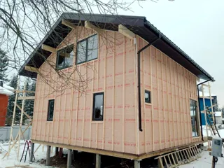 Haus 142 m², individuelles Projekt, Siedlung „Fontainebleau“: fertiges Haus