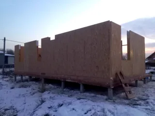 Haus 166 m², Projekt „München“, Vologda: Wandmontage