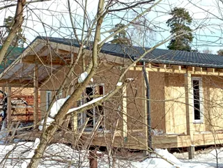 99 m² ev, özel proje, “Navigator” SNT: tamamlanmış ev