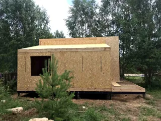 Haus nach individuellem Projekt, KP „Jaroslawskoje Wsmorje“: Wandmontage