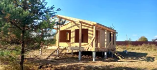 Haus 61,2 m² nach individuellem Projekt, Dorf Shashmurka: Dach