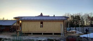 Haus 147 m², Projekt „Eger“, Siedlung Sosny: fertiges Haus