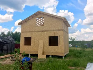 Ferienhaus nach Projekt „Kleines Ferienhaus“, SNT „Nadeschda-5“: Fertiges Haus