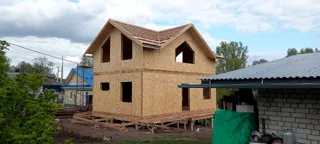 Haus nach Projekt „Dorofejewo“, Gebiet Nischni Nowgorod: Obergeschoss und Dachgeschoss