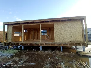 Haus nach Projekt „N4O-72“, Region Jaroslawl: Fertiges Haus