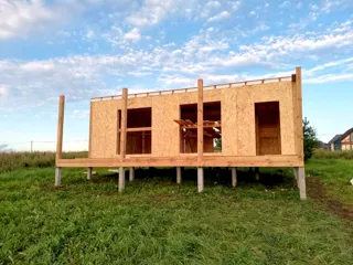 Haus nach Projekt „Mistika - S2.8“, Gebiet Nischni Nowgorod: Wandmontage
