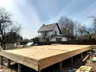 Haus 166,8 m² nach Projekt „München“, Krasnogorsk: SIP-Boden auf Höhe 0