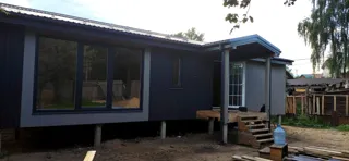 Haus 124 m² nach individuellem Projekt, Ivanovo: Fassadenverkleidung