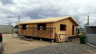 Haus nach Projekt „Barnhouse 76.1“, Gebiet Iwanowo: Fertiges Haus