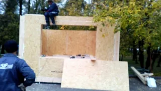 Haus nach individuellem Entwurf, Gebiet Moskau: Wandmontage