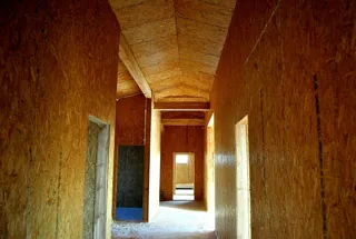 Haus nach Projekt „Arizona“, Gebiet Nischni Nowgorod: Innenwände