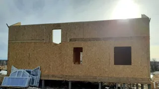 Haus 167 m², Projekt „München“, Dorf Ovsyanniki: Wandmontage