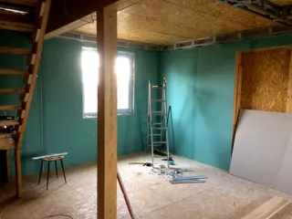 Haus, Projekt „Jessentuki 7.5x7.5“, Dorf Lopatino: Innenarbeiten