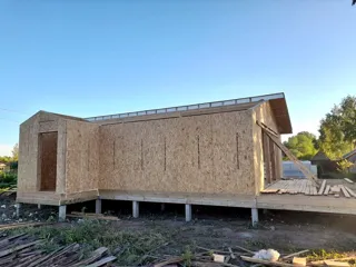 Haus 104 m² nach individuellem Projekt, Galich: Wandmontage