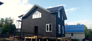 Haus nach Projekt „Dorofejewo“, Gebiet Nischni Nowgorod: Fertiges Haus