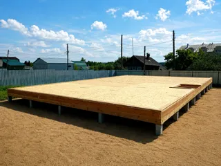 129,55 m² house built to a custom design, Kostroma Region: SIP panel floor at level 0