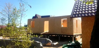 Haus nach individuellem Entwurf, Otradnoe: Wandmontage