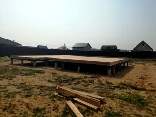 Haus 92 m² nach individuellem Projekt, Dorf Ivantsevo: Fundament und Grundrahmen