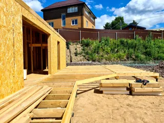 Haus nach Projekt „Barnhouse 76.1“, Cottage-Siedlung „Usadba“: Wandmontage