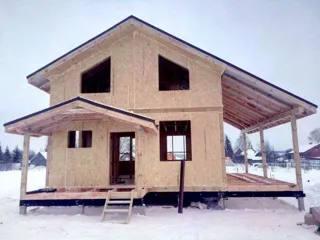 Haus nach Projekt „Dmitrowo“, Dorf Lupychevo: Fertiges Haus