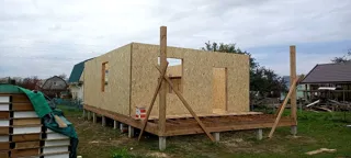 Haus nach individuellem Entwurf, Gebiet Wladimir: Wandmontage