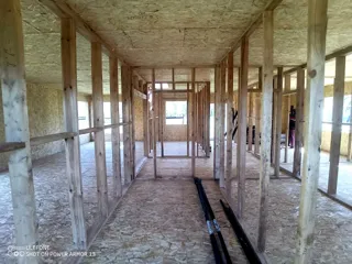 House built to a custom design, Kostroma Region: interior partitions