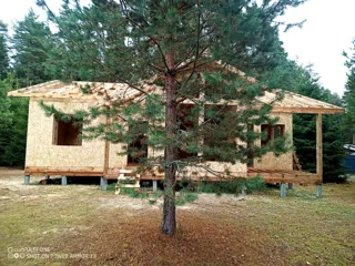 Custom-design house, Svetloe village: wall assembly