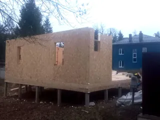Haus 142 m², individuelles Projekt, Siedlung „Fontainebleau“: Wandmontage
