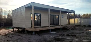Özel projeye göre banya, Dzerzhinsk: tamamlanmış ev
